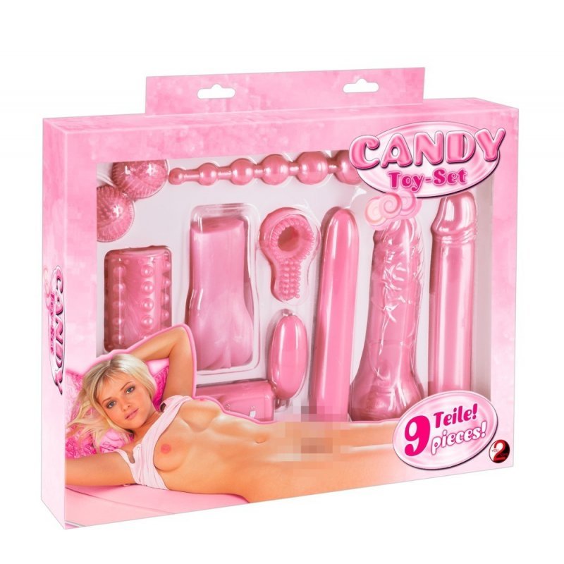 Růžová sada erotických hraček Candy Toy You2Toys