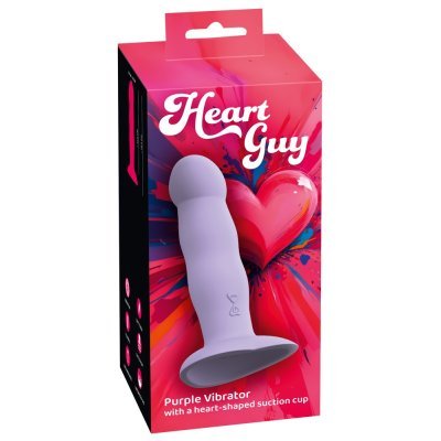 Heart Guy Purple Vibrator