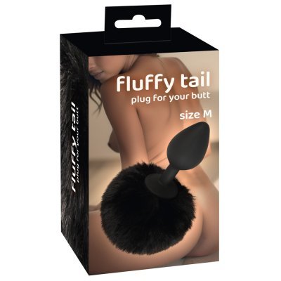 Fluffy Tail Black M